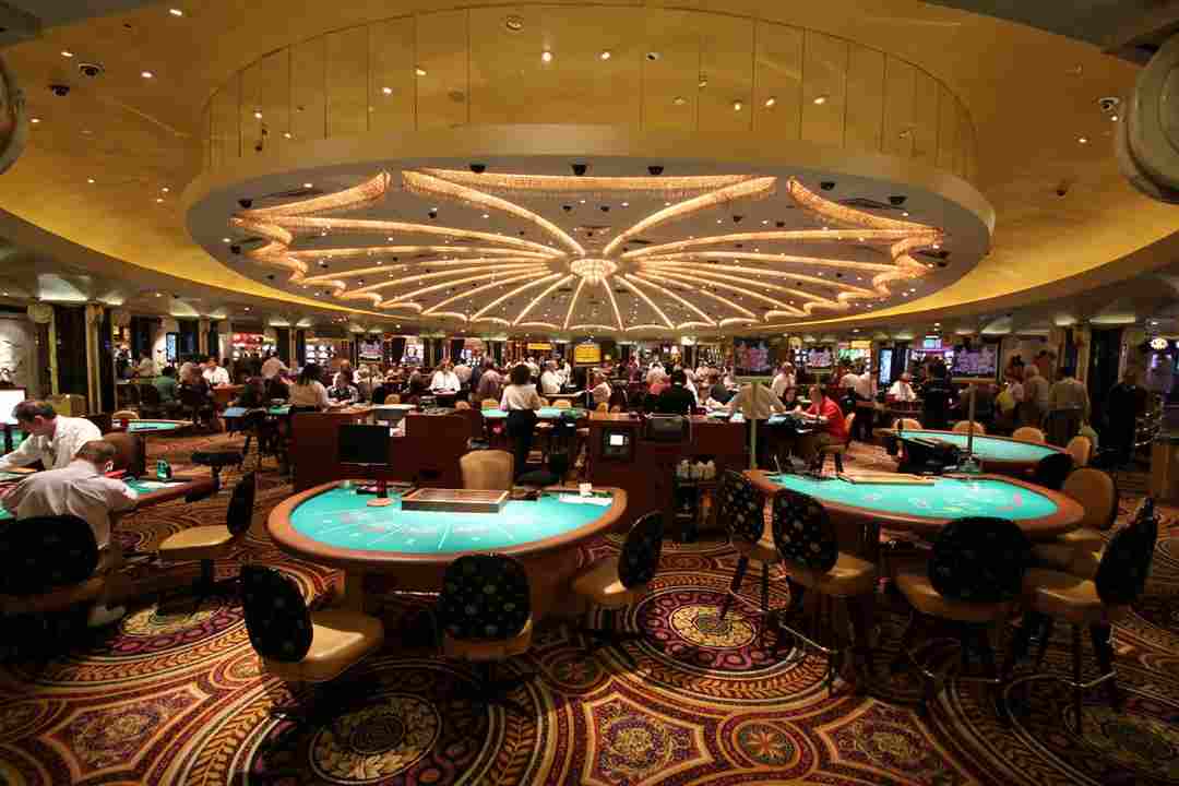 Không gian sảnh chơi của sòng bạc  Crown Casino Bavet cực hot 